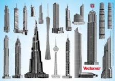free vector Skyscrapers