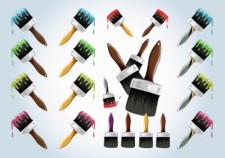 free vector Paint Brushes