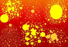 free vector Grunge Bubbles