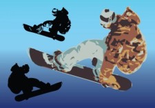 free vector Snowboard Vector Art