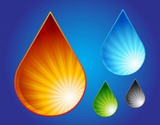 free vector Water Drop Graphics