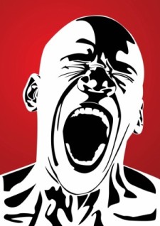 free vector Anger Pain Terror Scream