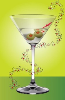 free vector Martini Cocktail