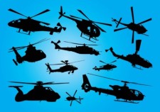 free vector Helicopters