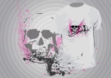 free vector Grunge T-Shirt Template