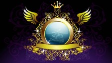 free vector Gold Decoration Shield