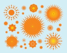 free vector Sun Graphics