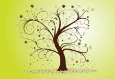 free vector Curly Tree