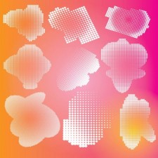 free vector Halftone Effects