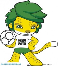 free vector South Africa 2010 World Cup Mascot ZAKUMI Vector adobe ilustrator design