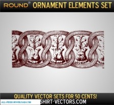 free vector Ornament Sample Set