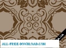 free vector Brown Seamless Wallpaper