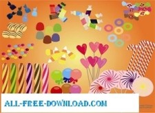 free vector Vector Candies and Sweets