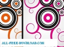 free vector Cool curly vectors Free4all
