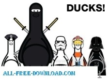 free vector Free Range Duck