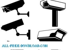 free vector CCTV Camera Vector Graphics