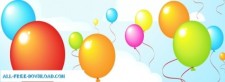 free vector Vector Balloons