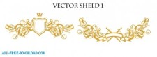 free vector Vector Shields 1