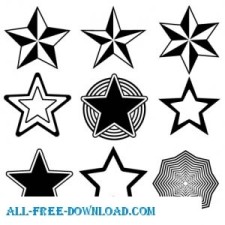 free vector Random Free Vectors Part 13 Stars