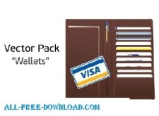 free vector Wallet Credit Card Vector
