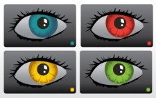 free vector Color Eyes Vector