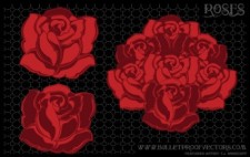 free vector Tattoo roses