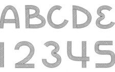 free vector Wire Font