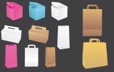 free vector Vector paper bags & boxes