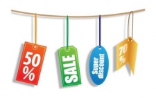 free vector Discount Tags