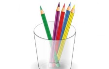 free vector Colored pencils