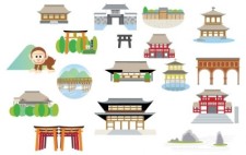 free vector Japanese Structure