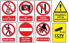 free vector 18 Warning Signs