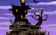 free vector Free Spooky House Halloween