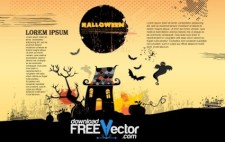 free vector VECTOR HALLOWEEN POSTER