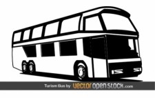 free vector Tourism Bus
