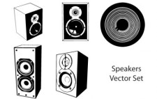 free vector Speakers vector set