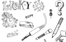 free vector A set of hand drawn objects free vector