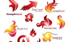 free vector Fire Design Elements
