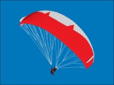 free vector Paraglider