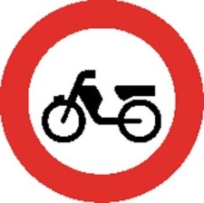 free vector Bike area Sign Board Vector