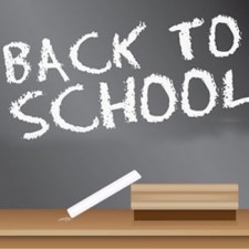 free vector Back To School Blackboard Sign
