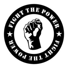 free vector Fight The Power Vector Sticker