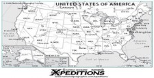 free vector USA map