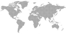 free vector Dotted World Map Vector