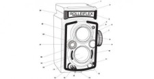 free vector Old Rolleiflex Automatic camera