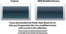 free vector Vector plastic style boxes