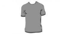 free vector T-shirt template vector