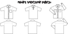 free vector Shirt free vector pack