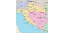 free vector Croatia map vector