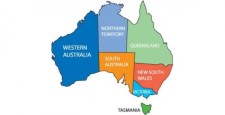 free vector Australia map